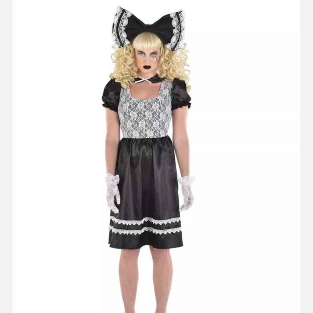 Creepy Doll Dress Costume  1 Piece